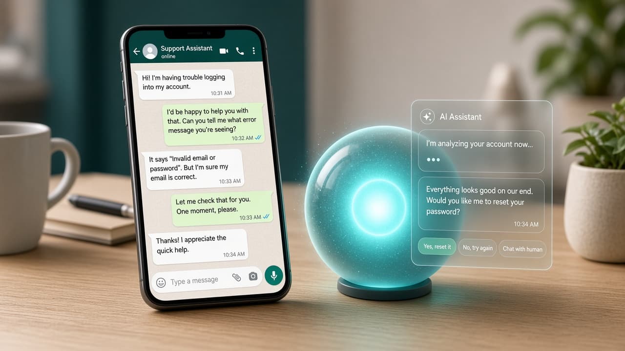 AI WhatsApp assistant